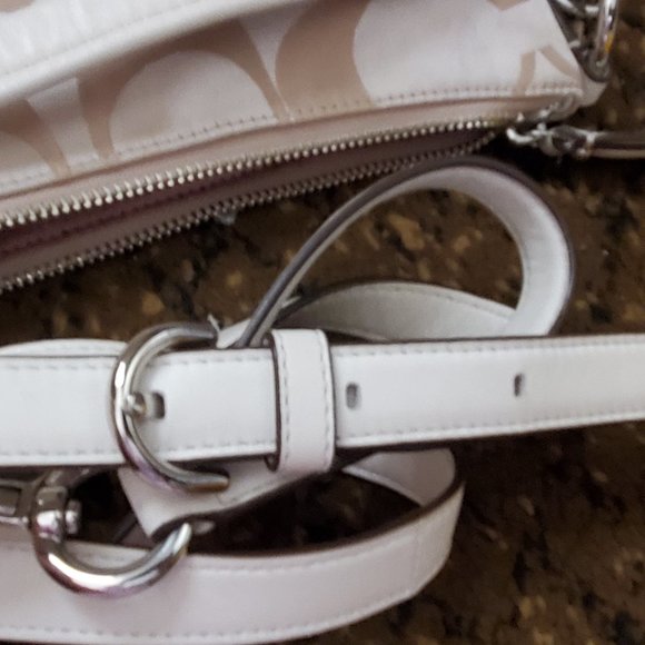 Coach Kristen Khaki 2/way Shoulder Bag Handbag Purse - Picture 6 of 10